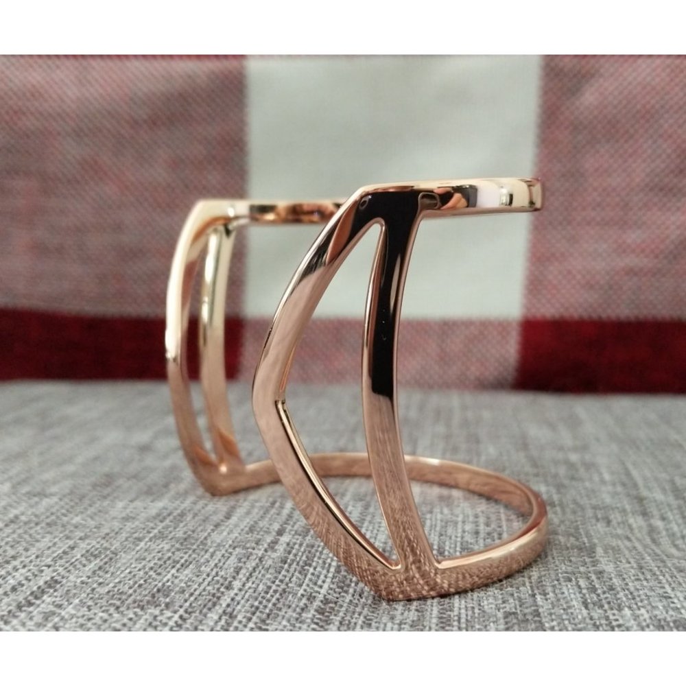 Jules Smith Jane Cuff Bracelet in Rose Gold - Picture 3 of 6